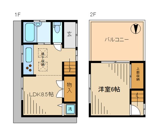 宮澤貸家の物件間取画像